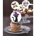 24 x Pre-Cut Halloween Mix 20 Edible Stand up Wafer/Rice Paper Cupcake Toppers Birthday Party Cake Decorations