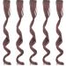 Gray Clip-in Hair Extensions No Trace Clip-in Hair Extensions Lifelike Length 55cm Width 4cm Hairpieces Multiple Colors for Women Daily School (Milky Lavender) - Buy Online on GoSupps.com