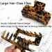 4PCS Large Hair Claw Clips - Big Acrylic Clips for Thick Hair - Tortoise Shell & Leopard Print - Non Slip Hair Accessories for Women and Girls - Buy Online on GoSupps.com