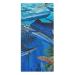 Stilvoll Sailfish Billfish Reef Hand Towels Face Body Wash Cloth Soft Washcloths with Cute Printed for Bathroom Kitchen Hotel Everyday Use