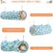 Small Pet Cage Hammock & Tunnel Set - Guinea Pig, Ferret, Rat, Chinchilla Sleeper Accessories (Green) - Buy Online on GoSupps.com