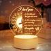 Vetbuosa Birthday Gifts for Daughter Daughter Gift from Mum Acrylic Night Light Idea Birthday Gifts for Daughter from Mum and Dad First Day of School Gifts for Daughter Presents Night Lamp Daughter Gifts Night Light
