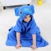 COOKY.D Unisex Baby Hooded Bath Robe | Elephant Blue 70 x 70cm | 0-6 Years - Buy Online on GoSupps.com