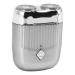 Yosoo Beard Trimmer Electric Shaver Clipper Rechargeable Portable Silver Miniature for Trimming Flatware Chests