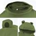 Attine Women's Frog Hoodie with Zipper Mouth and Front Pocket | Mint Green XL - Buy Online on GoSupps.com