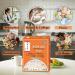 Nashi Shirataki Konjac Moyu Rice - Low Fat Glucomannan Premium Recipe | Keto & Vegan Friendly | Odour Free Low Calorie Food (8 x 190g) - Ready to Eat - Buy Online on GoSupps.com