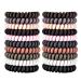 79STYLE 30Pcs Spiral Hair Ties No Crease Traceless Phone Cord Matte Ponytail Holder Coil Scrunchies Plastic Hair Coils For Women Girls (Matte10 Color-Large Size) Matte 30Pcs -Large Size