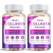 Multi Collagen Peptides Softgel - Type I, II, III, V, X - Hydrolyzed Collagen Peptides with Biotin, Vitamin C, Hyaluronic Acid, Supports Skin Hair Nail, Grass-Fed, Non-GMO, 60 Softgel, 2 Pack 60 Count (Pack of 2)