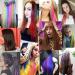 24 Pcs Colored Hair Extensions Colorful Clip in Hair Extensions 22 inch Synthetic Straight Hair Extensions for Kids Girls Women A 24Pcs - Solid color + Gradient color - Buy Online on GoSupps.com
