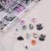 12 Grid Halloween Nail Charms - Rhinestones Spider & Pumpkin Nail Art Supplies for DIY Decor - Buy Online on GoSupps.com