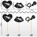 Sonography Cupcake Toppers 24 PCS Ultrasound Cake Decorations for Sonographer X-ray Radiology Technician Nurse Cupcake Picks Glitter Black Sliver - Buy Online on GoSupps.com