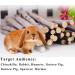 Organic Pet Snack Apple Sticks - 1.1 lb Pack - Chew Toys for Guinea Pigs, Chinchillas, Squirrels, and Rabbits - Buy Online on GoSupps.com