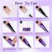 MIZHSE Purple Metallic Nail Powder Dust Liquid for Gel Polish | Mirror Effect Soak Off UV LED 10ml MJY008 - Buy Online on GoSupps.com