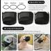Soft Nylon Adjustable Dog Muzzle | Anti-Biting & Bark Control | Breathable Mesh Design | Suitable for Small, Medium, Large Dogs | 4 Colors & Sizes | Medium Black - Buy Online on GoSupps.com