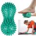 Libcflcc Peanut Shape Yoga Massage Ball - PVC Fitness & Stress Relief Body Massager for Hands & Feet - International Shipping Available - Buy Online on GoSupps.com