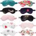 Healifty Silk Sleeping Eye Mask 10pcs - Comfortable Eye Covers for Better Sleep - Elastic Band, Travel-friendly - Random Color - Buy Online on GoSupps.com