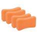 Feet Pumice Stone Set - 4 Pieces Foot Care Callus Remover & Hard Skin Scrubber (Orange) - Perfect for Pedicure & Smooth Feet - Buy Online on GoSupps.com