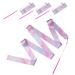 AIEX 4 Pcs Dance Ribbons, Sparkling Pink Gymnastics Ribbon Wand Rhythmic Dance Ribbons, Dancers Ribbon Streamers Dancing Equipment for Gymnastics Birthday Party Playing