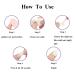 Mervf Nude Squoval Press-on Nails - 24pcs Short Fake Acrylic Nails with Star Design for Women | Glossy Finish | Easy to Apply - Buy Online on GoSupps.com