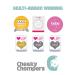 Cheeky Chompers Bertie the Lion Tooth Aid - Soft Silicone Bite Rings with Gel Applicator | BPA & Phthalate-Free Teething Solution - Buy Online on GoSupps.com