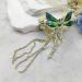 Green Dragonfly Tassel Hair Claw Clip - Rhinestone Design Barrette for Women & Girls - Buy Online on GoSupps.com