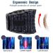 Decompression Back Belt for Lower Back Pain Relief - Lumbar Support Device, One Size Fits 29-49 Waist, Blue - Buy Online on GoSupps.com