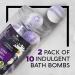 Nature's Beauty Lavender Chamomile Sleep Bath Bomb Gift Set - 2-Pack, 10 Count ea | Relax + Sleep Well with Coconut Oil + Witch Hazel Scented Bombs - Buy Online on GoSupps.com