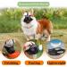 Breathable Dog Muzzle with Velcro Straps - Small Size for Training, Biting, Chewing Control - Pet Mouth Guard Cover for Large Dogs - Buy Online on GoSupps.com