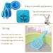 Small Animal Litter Toilet Box with Grate - Potty Training for Rabbits, Guinea Pigs, Chinchillas, Ferrets & More - Blue - Buy Online on GoSupps.com