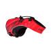 EzyDog DFD X2 Boost Dog Flotation Device - Adjustable Swim Life Jacket Preserver with Reflective Trim - Durable Grab Handle for Safety and Protection (M, Red) Medium Red