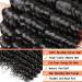 26 Inch Deep Wave Brazilian Virgin Human Hair Bundle - Silky Deep Curly 12A Grade Unprocessed Hair Extensions (100g) - Natural Black - Buy Online on GoSupps.com