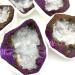 Crystal Rough Home Decor 1pc Wine red Titanium Aura Agate Quartz Cluster Crystal Geode Minerals Specimen Decorative Stones Ore Gifts Natural Crystal - Buy Online on GoSupps.com