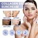 Collagen Face Serum with SPF 50 Sunscreen and Hyaluronic Acid - Dark Spot Correcting and Anti-Aging Formula for Brightening, Firming, and Hydrating - 4pcs Set - Buy Online on GoSupps.com