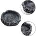 hisunfarm 2 Pcs Reptile Pets Water Dish Worm Rock Bowl Feeder with Feeding Clip for Turtle Gecko Lizard Spider Scorpion Chameleon Small - Buy Online on GoSupps.com