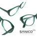 Stylish CAT-Eye Reading Glasses for Women - Sanico Andes Green 2.5 Dioptries | International Shipping Available - Buy Online on GoSupps.com