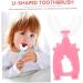 Minkissy 12 STK U-Shaped Toothbrush for Children - Whole Mouth Cleaning Baby Toothbrush - Durable & Safe PP Design - Buy Online on GoSupps.com
