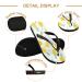 Buy Mnsruu Pineapple Heart Flip Flops | Multicolor Large Size for Home Hotel Spa & Travel - Stylish Comfort for Men & Women - Buy Online on GoSupps.com