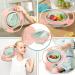 Universal Gyro Bowl Anti Spill Feeding Dish for Kids - 360 Degree Rotation | Toddler Magic Bowl in Light Pink - Buy Online on GoSupps.com