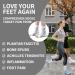 5 Pairs Couples Plantar Fasciitis Socks - Effective Compression for Achilles Tendon Relief & Ankle Pain | Heel Spur & Foot Pain Relief - Buy Online on GoSupps.com