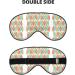 Mid-Century Modern Sleep Mask | Adjustable Soft Blindfold for Deep Sleep Relaxation & Travel - Buy Online on GoSupps.com