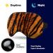 Soft Tiger Striped Eye Mask - Adjustable Comfortable Sleep Mask for Travel & Work | Unisex Eye Shade - Buy Online on GoSupps.com