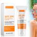 Xiniear Sunscreen SPF 100 50g Sunscreen SPF 100 Sunscreen Lotion Sun Lotion with UVA/UVB Protection Moisturizing Anti-Aging Sunscreen Water Resistant Suitable for All Skin Types (1 PC)