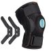 Thx4COPPER Hinged Knee Brace-Adjustable Open Patella with Parallel Straps & Dual Side Stabilizers-Compression Support for Knee Pain Relief&Recovery-MCL ACL LCL Tendonitis Ligament for Men & Women M (Pack of 1)