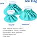 Elitehood Reusable Ice Bag 3 Pack - Cold & Hot Therapy for Injuries, Pain Relief, Headaches - Soft Blue Icepack for Breastfeeding - Refillable Ice Pack Bag Set - Buy Online on GoSupps.com