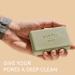 Barrel & Oak Exfoliating Bar Soap for Men - Deep Cleansing Vegan Charcoal & Olive Stone Sustainable Palm Oil 6 oz - Buy Online on GoSupps.com
