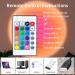16 Colors Sunset Lamp - USB Sun Lamp with Remote Control | 180 Rotatable LED Projector for Selfies Parties & Decorations - Buy Online on GoSupps.com