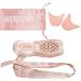 WENDYWU Girls Womens Pink Ballet Pointe Slippers with Ribbons and Toe Pads - Size 6 - Buy Online on GoSupps.com