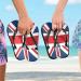 Mnsruu UK Union Jack Flip Flops | XL Flip Sandals for Men & Women | Stylish Home Slippers & Travel Footwear - Buy Online on GoSupps.com