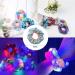 10 Pcs LED Light Up Hair Scrunchies for Girls - Neon Satin Hair Ties Accessories - Glow in the Dark Party Supplies - Buy Online on GoSupps.com