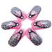 Spove Polka Dot Flip Flop Manicure Kit - Set of 6 Nail Care Party Favors - Buy Online on GoSupps.com